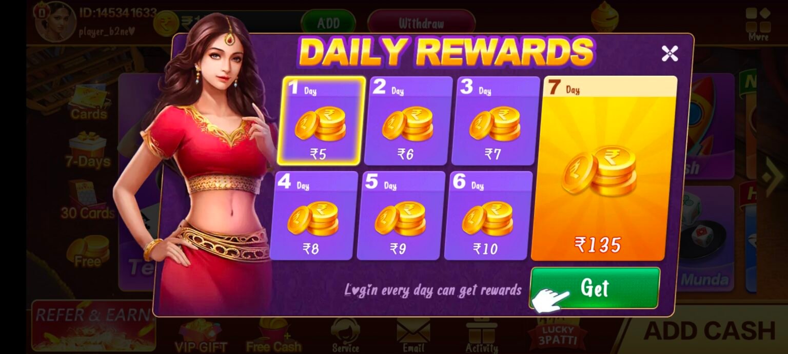 Daily Bonus - Teen Patti Master Real Cash