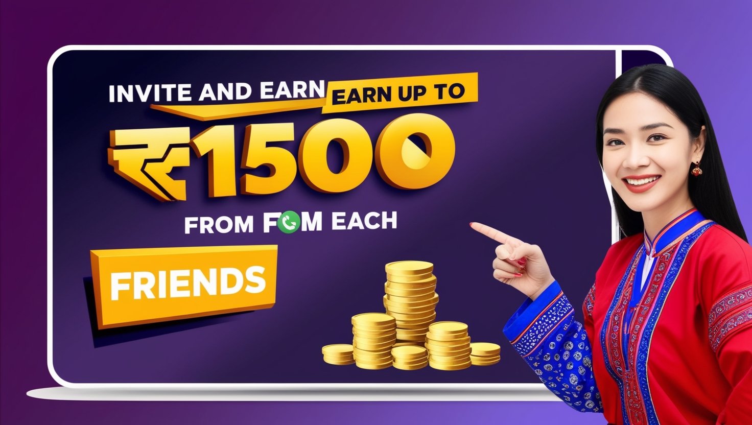 invite Friend And Earn Money -Teen Patti Master